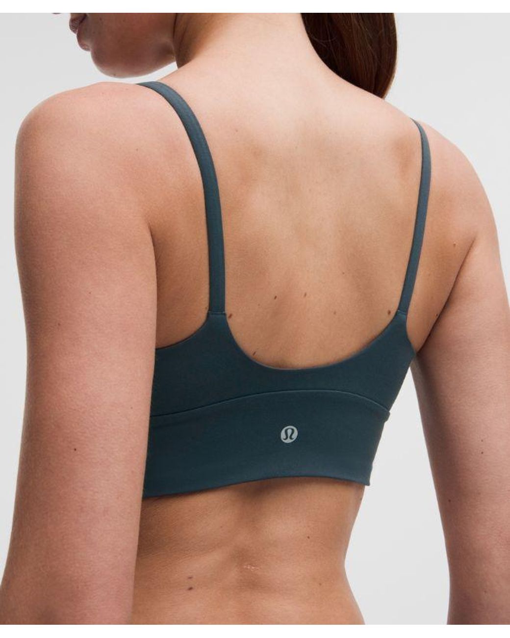 lululemon athletica Blue Focuser Scoop-Neck Bra Nulu
