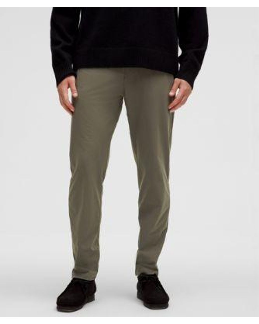 lululemon athletica Black Abc Warpstreme Slim-Fit Pull-On Pant for men