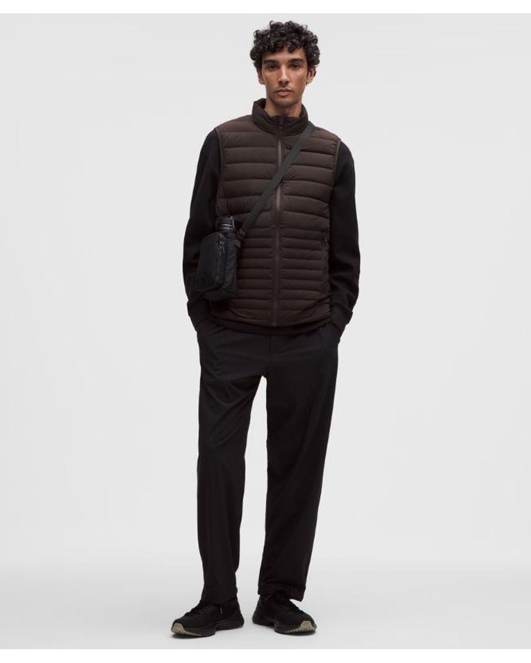 lululemon athletica Black Navigation Down Vest for men