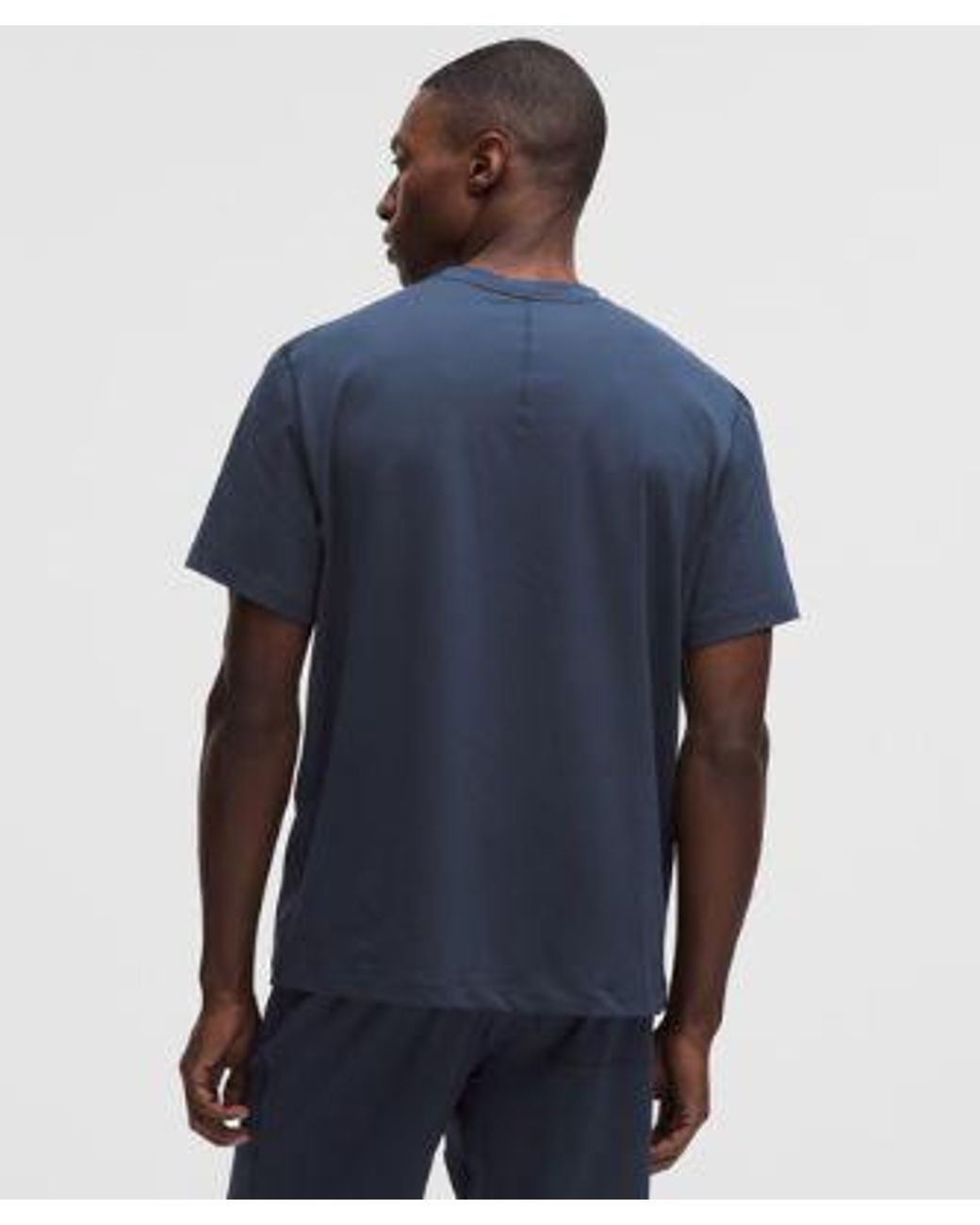 lululemon athletica Blue Soft Jersey Short-Sleeve Shirt for men