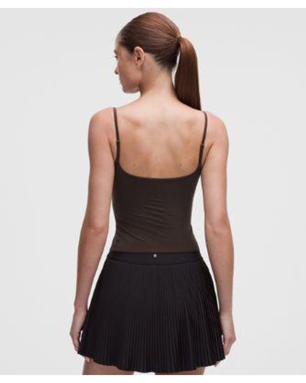 lululemon athletica Black – Wundermost Ultra-Soft Nulu Spaghetti-Strap Adjustable Cami – – Size Large