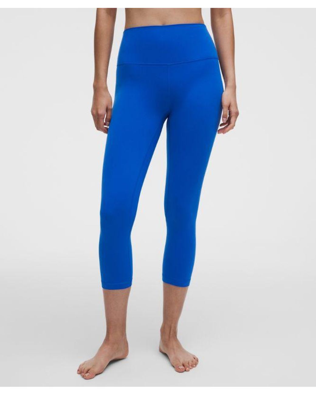 lululemon athletica Blue Align High-Rise Crop 21"