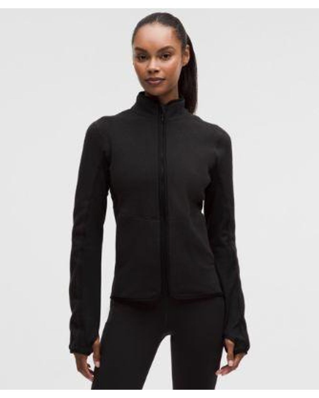 lululemon athletica Black – Tumbled Running Jacket – –