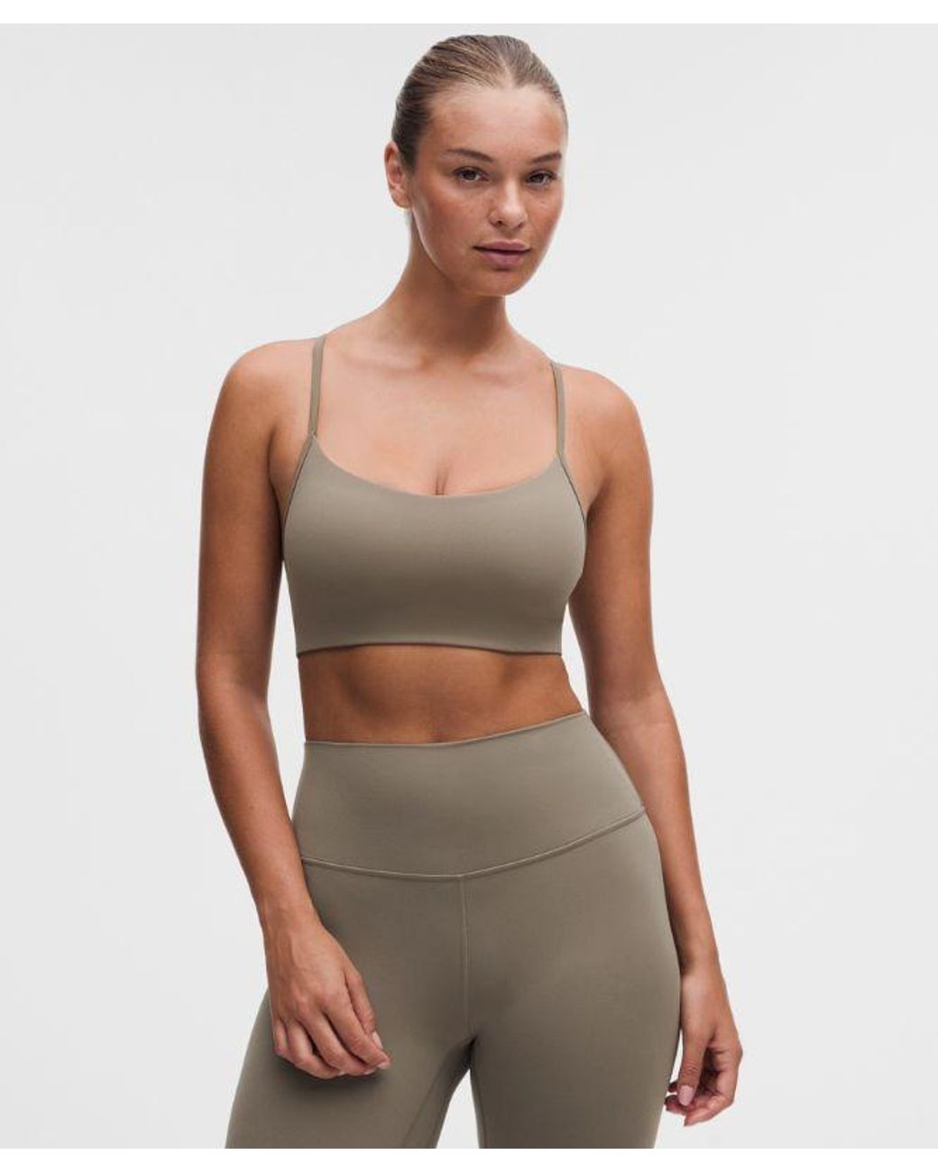 lululemon athletica Multicolor – Flow Y Sports Bra Light Support, C/D Cup Design – – Size Large
