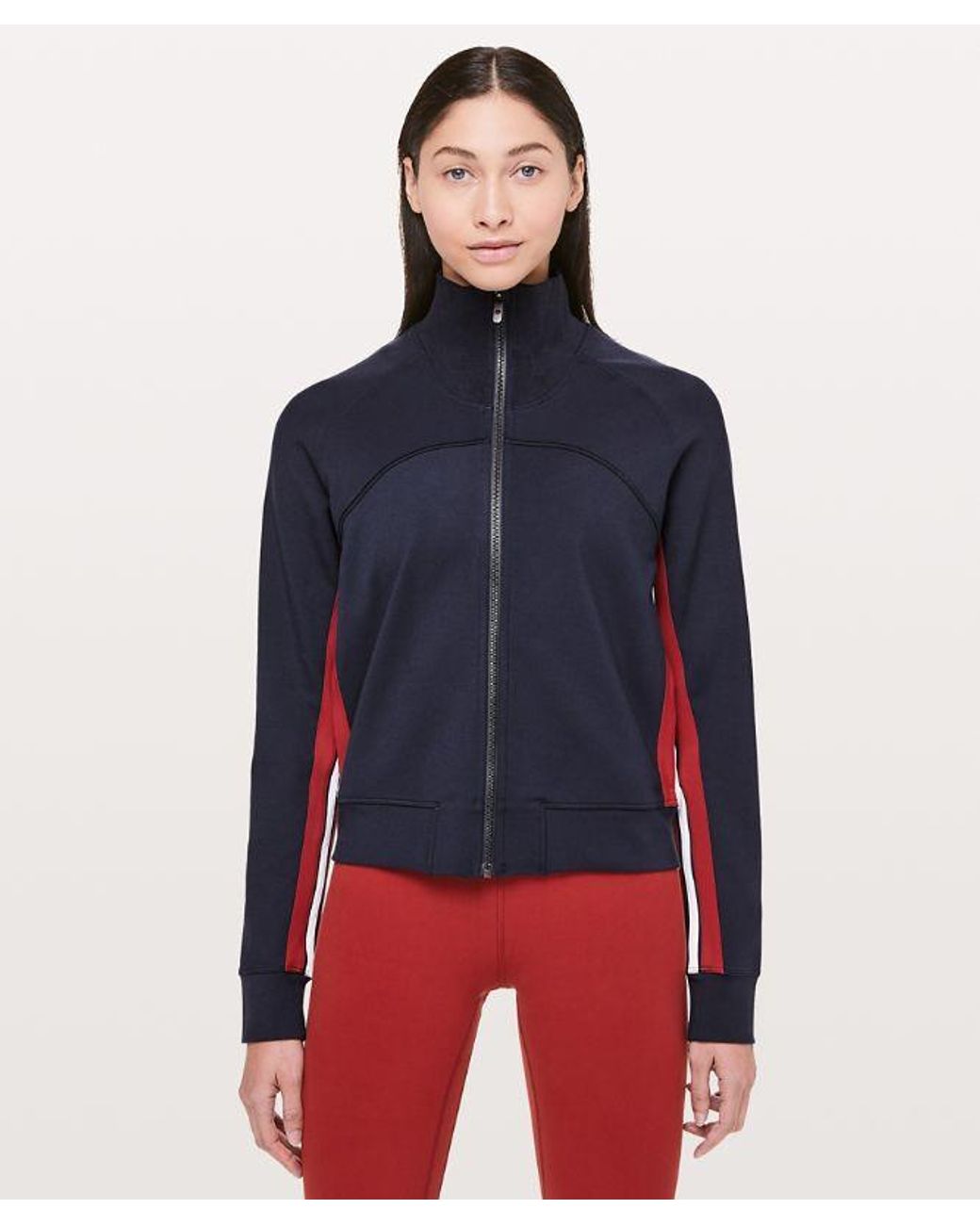 lululemon Cover Your Tracks Jacket Size 10 in Blue Lyst UK
