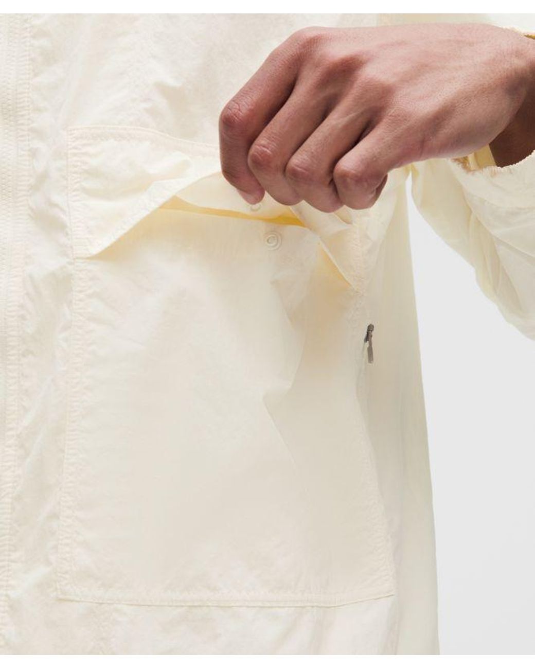 lululemon athletica White – Uv-Protective Stash And Dash Windbreaker Jacket – – Size Large for men