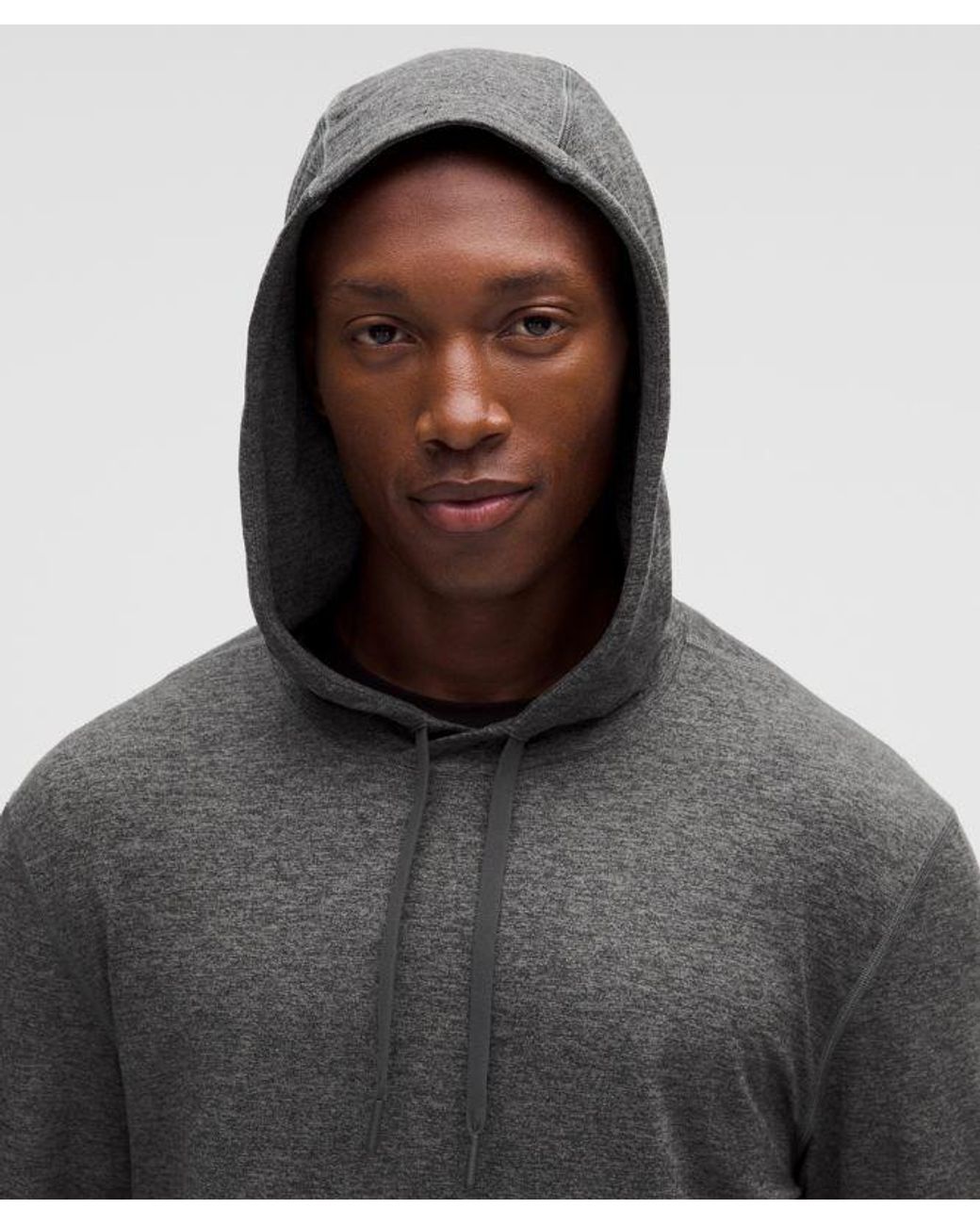lululemon athletica Gray Soft Jersey Pullover Hoodie for men