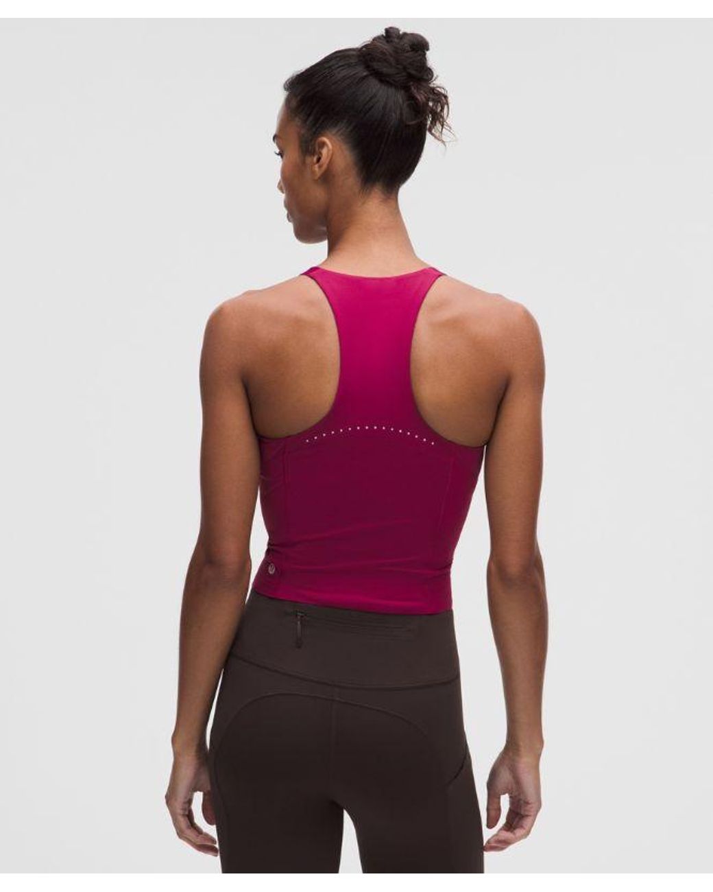 lululemon athletica Red – Fast And Free Tank Top Medium Support, B/C Cup – – Size 14