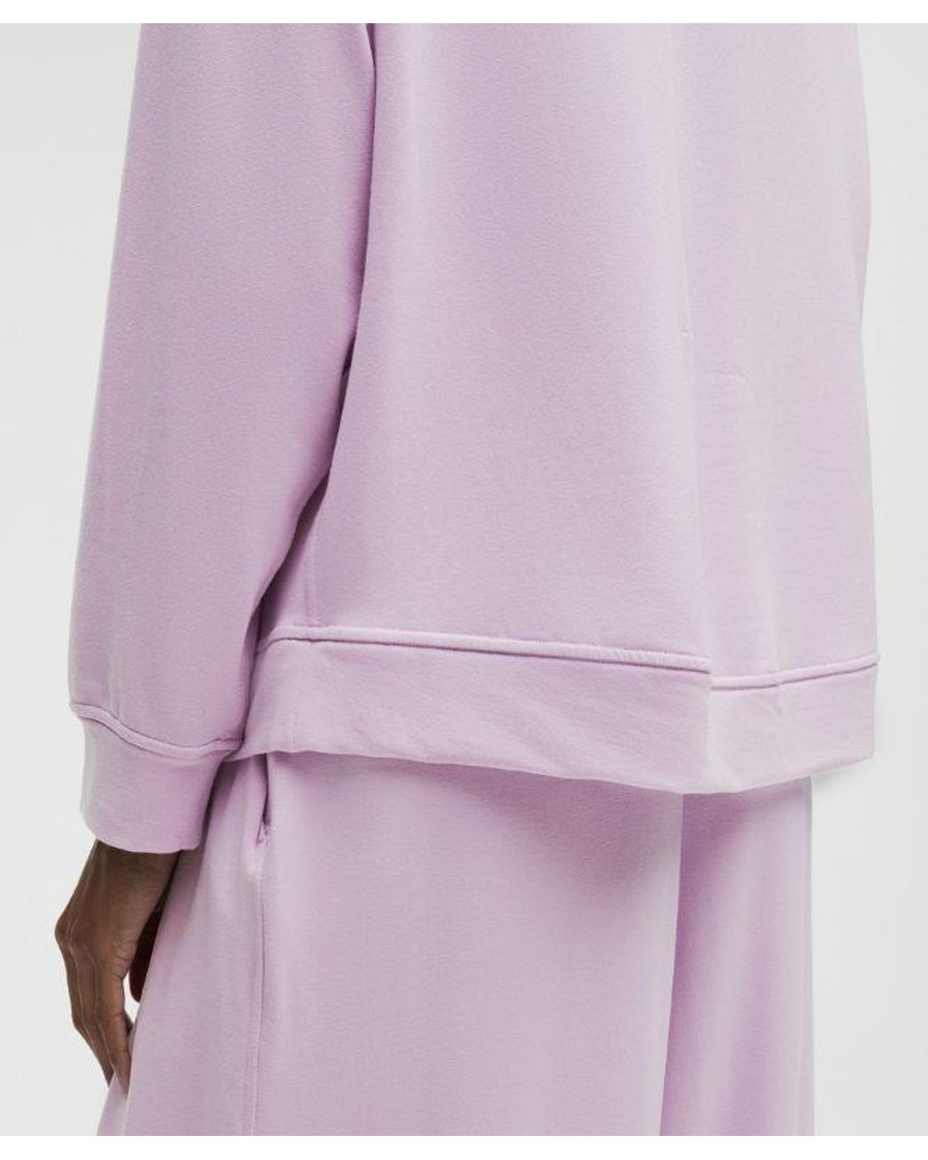lululemon athletica Purple – Becalm Oversized Boatneck Long-Sleeve Shirt – – Size Medium