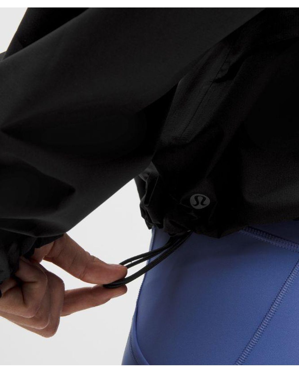 lululemon athletica Black – Lightweight Waterproof Running Jacket – – Size 6