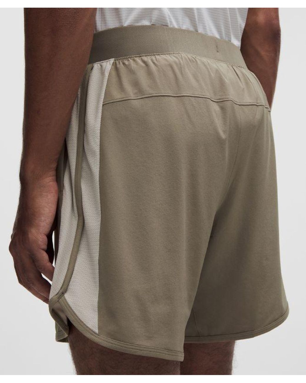 lululemon athletica White Lightweight Mesh-Pannelled Tennis Short 7" for men