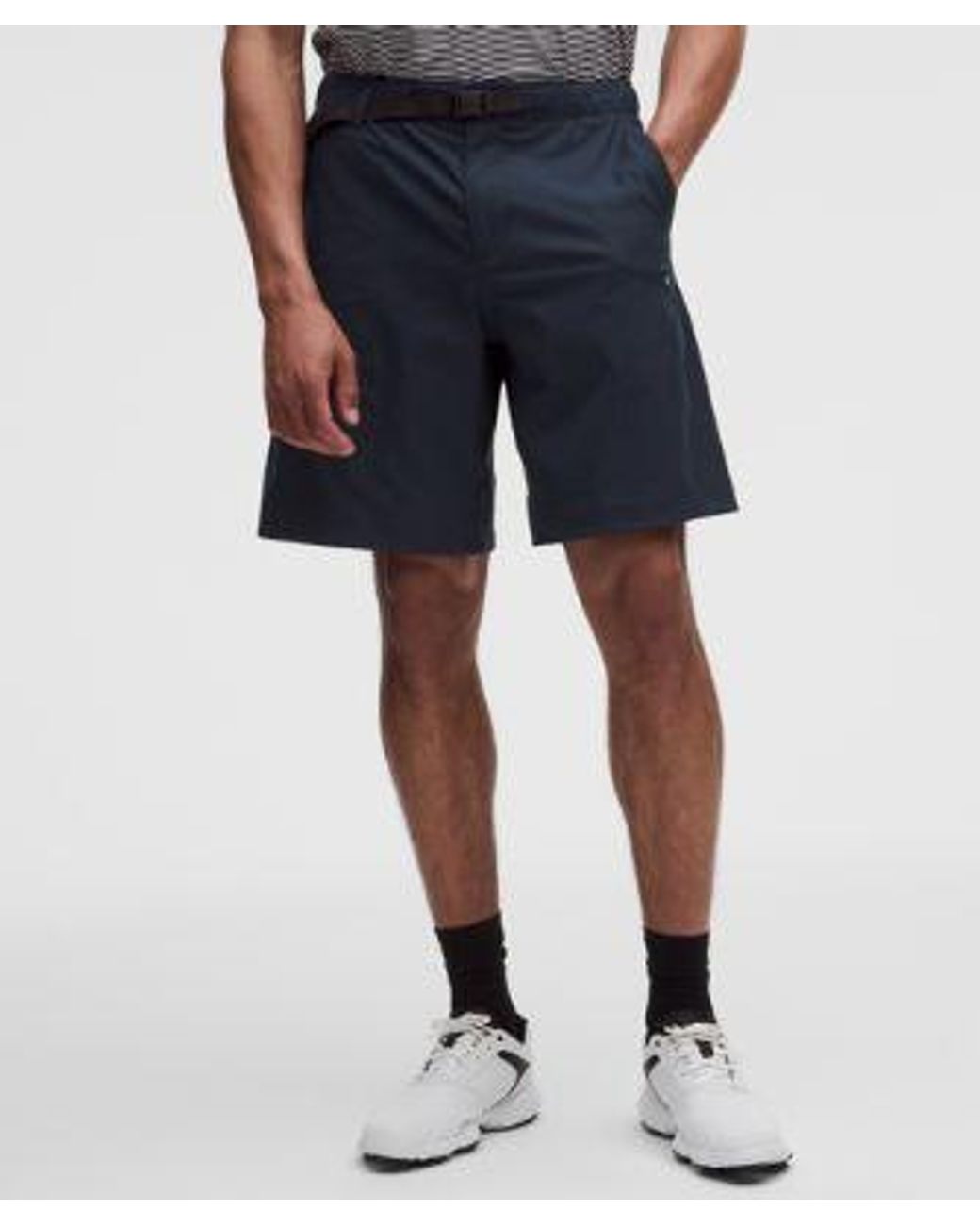 lululemon athletica Blue – Stretch Relaxed-Fit Golf Shorts – 9" – – Size 12 for men