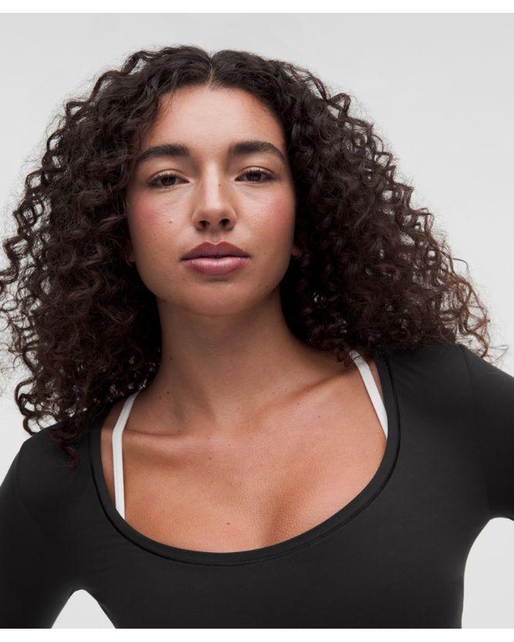 lululemon athletica Black Wundermost Ultra-Soft Nulu Scoopneck Long-Sleeve Shirt