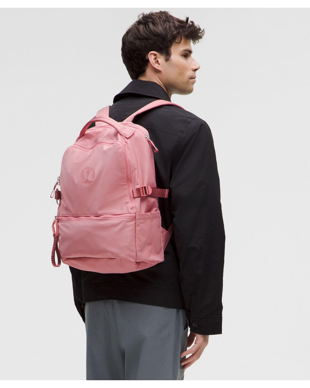 lululemon athletica New Crew Backpack in Deco Pink lululemon New Crew Backpack 22L in Pink | Lyst main image 3