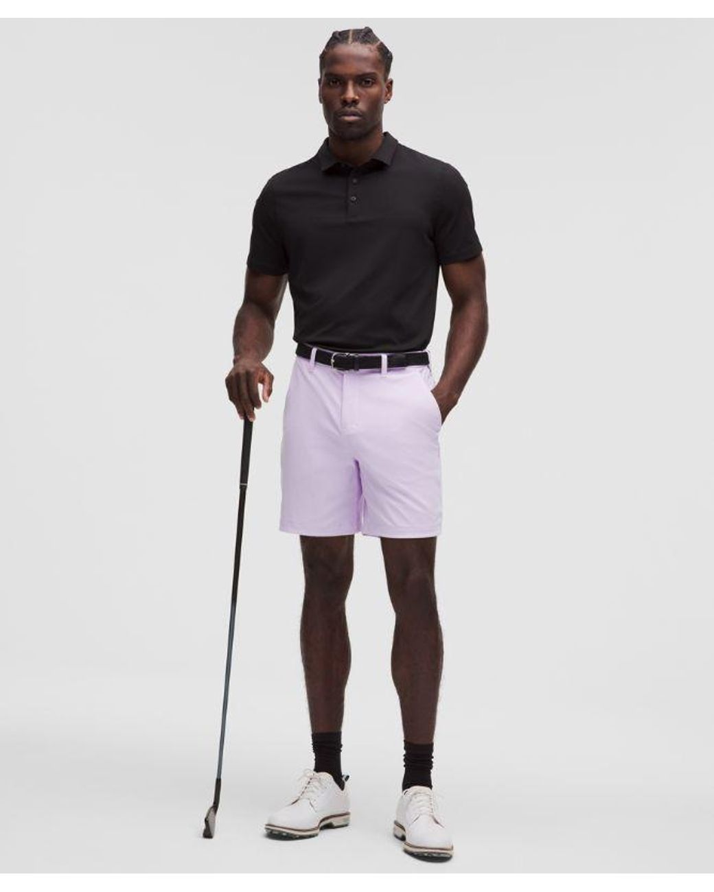 lululemon athletica Pink Abc Classic-Fit Golf Short 7" for men