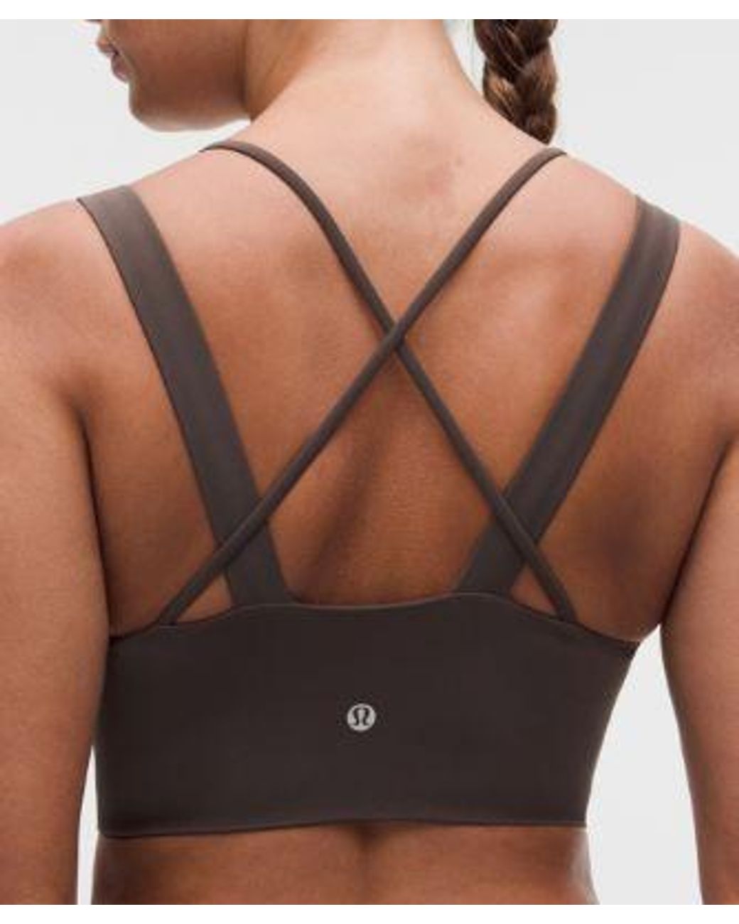 lululemon athletica Green – Like A Cloud Longline Sports Bra Light Support, D/Dd Cup – – Size 14