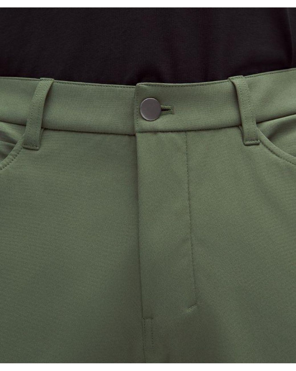 lululemon athletica Black Abc Classic-Fit 5 Pocket Pant 34L for men