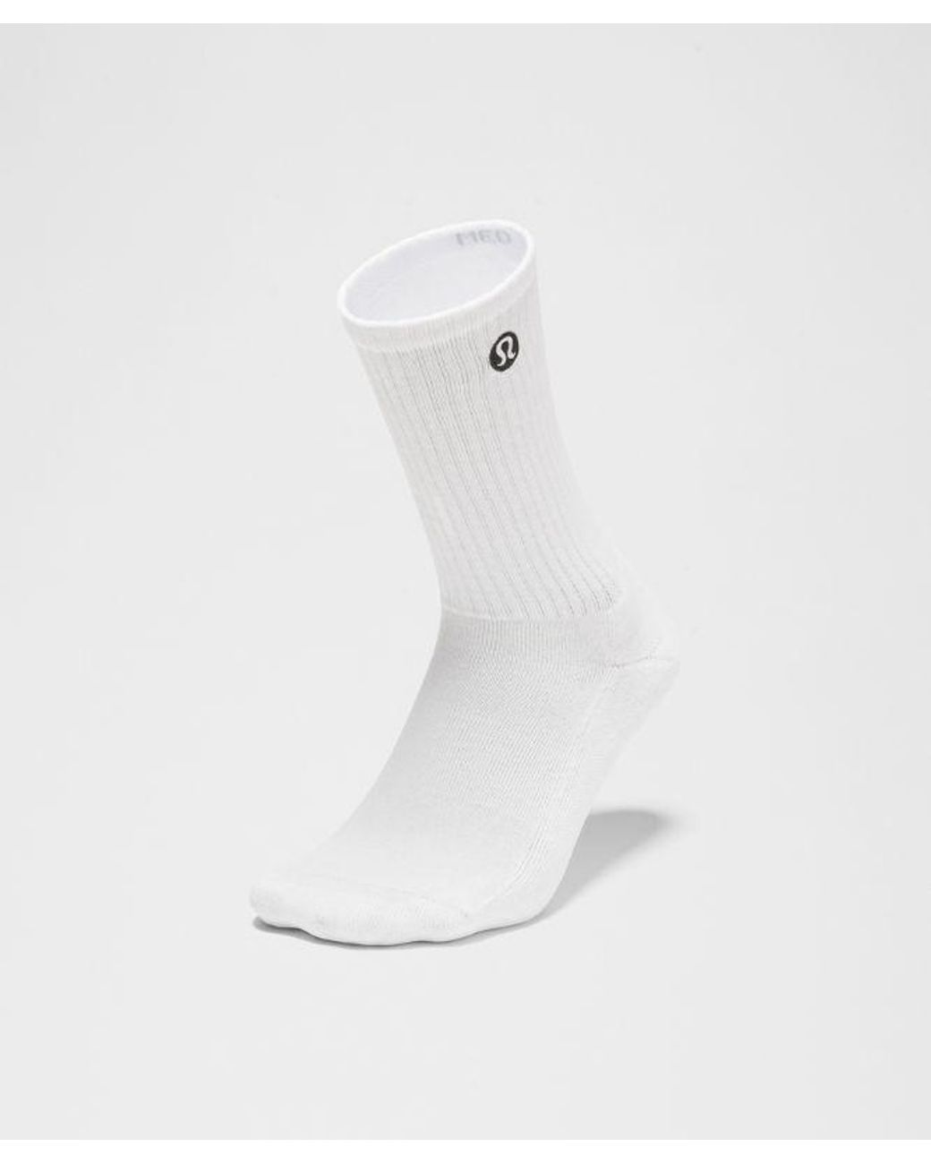 lululemon athletica White – Daily Essential Crew Socks 6 Pack – /Light/ – Size Large