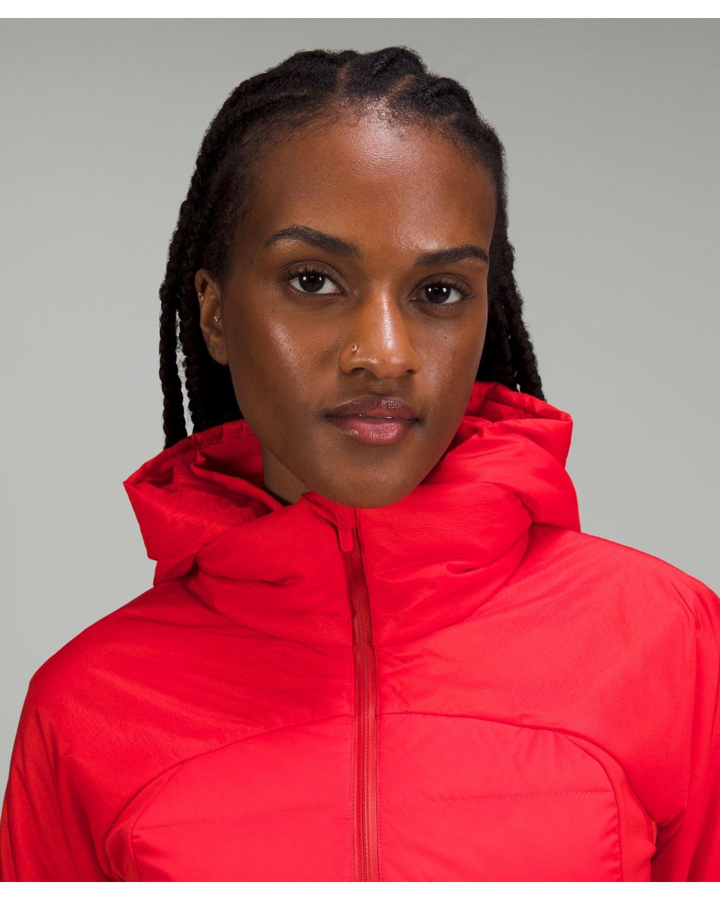 lululemon athletica Down For It All Jacket - Color Red/neon - Size 16