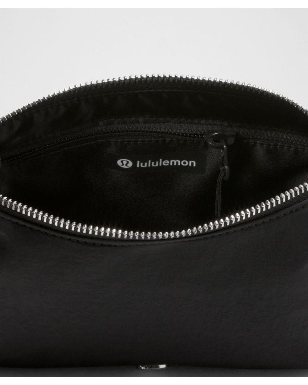 lululemon athletica Black Convertible Ruched Strap Crossbody Bag Mini