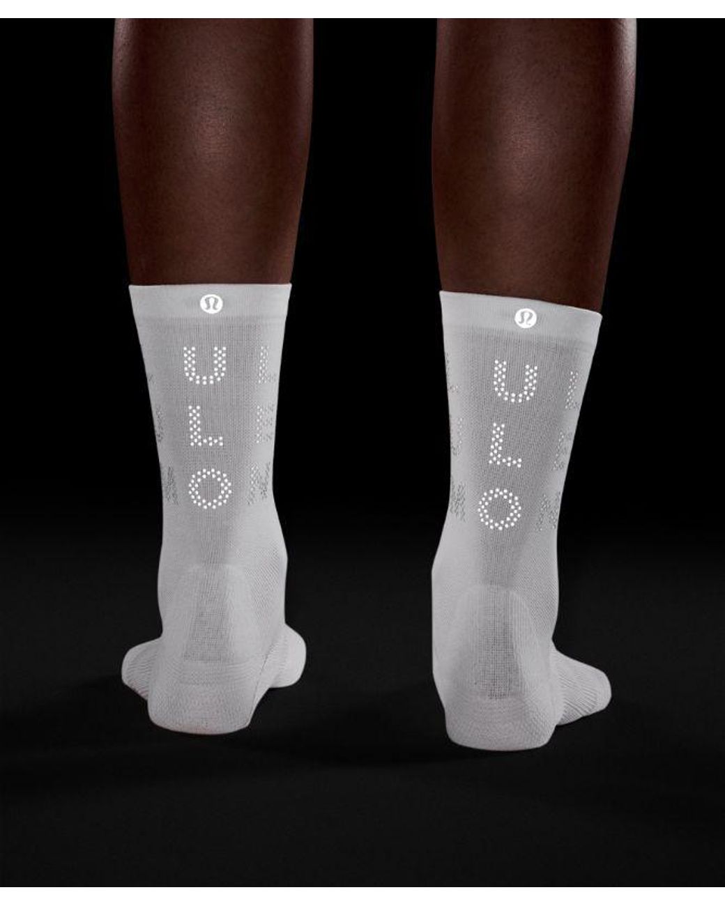 lululemon athletica White Power Stride Crew Socks
