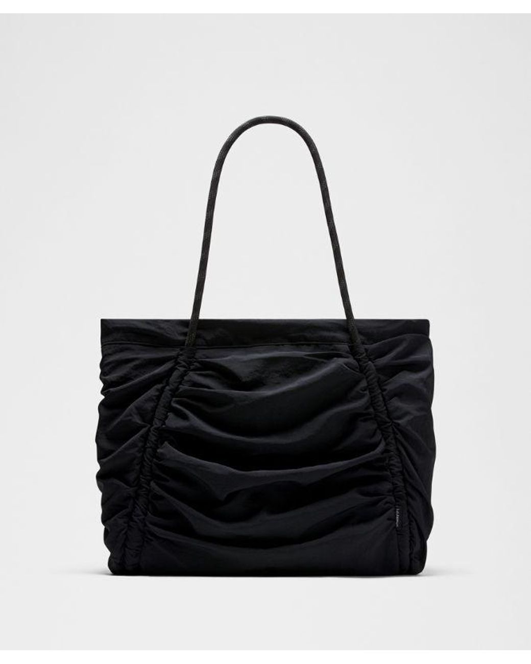 lululemon athletica Black Ruched Tote Bag 24L