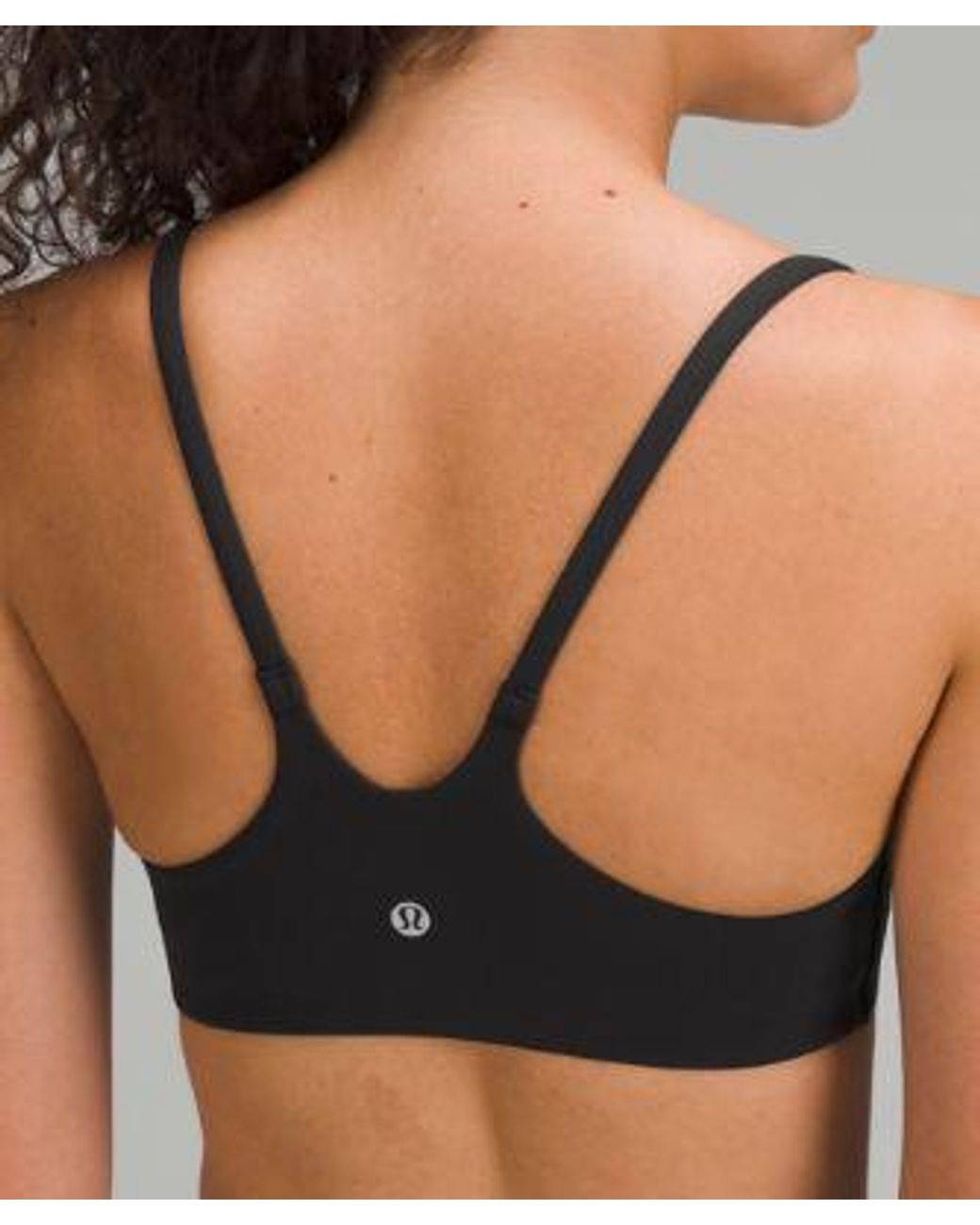 lululemon athletica Black Wunder Train Strappy Racer Bra