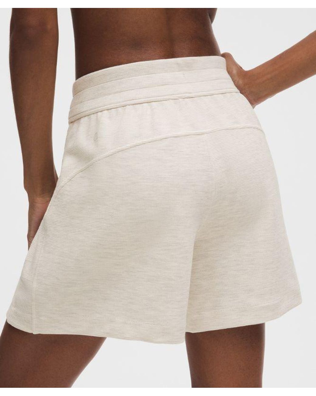 lululemon athletica White Scuba High-Rise Short 5"