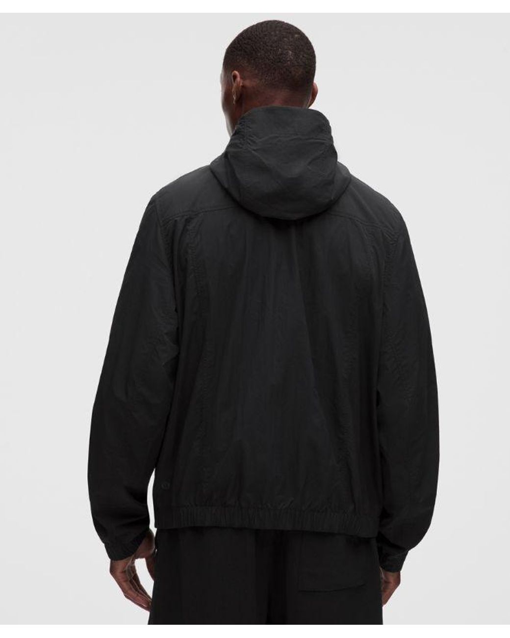 lululemon athletica Black – Uv-Protective Stash And Dash Windbreaker Jacket – – Size Large for men