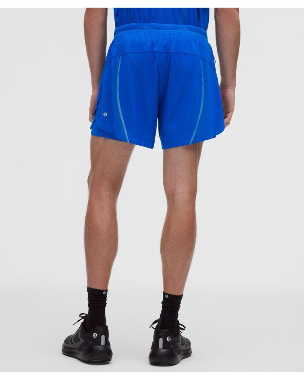 lululemon athletica Blue Fast And Free Airflow Running Short 6" for men