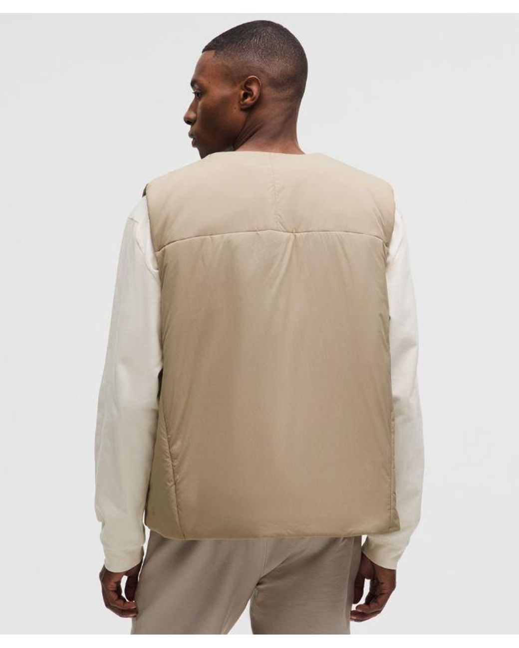 lululemon athletica Natural – Thermozen Insulated Vest – – Size Large for men