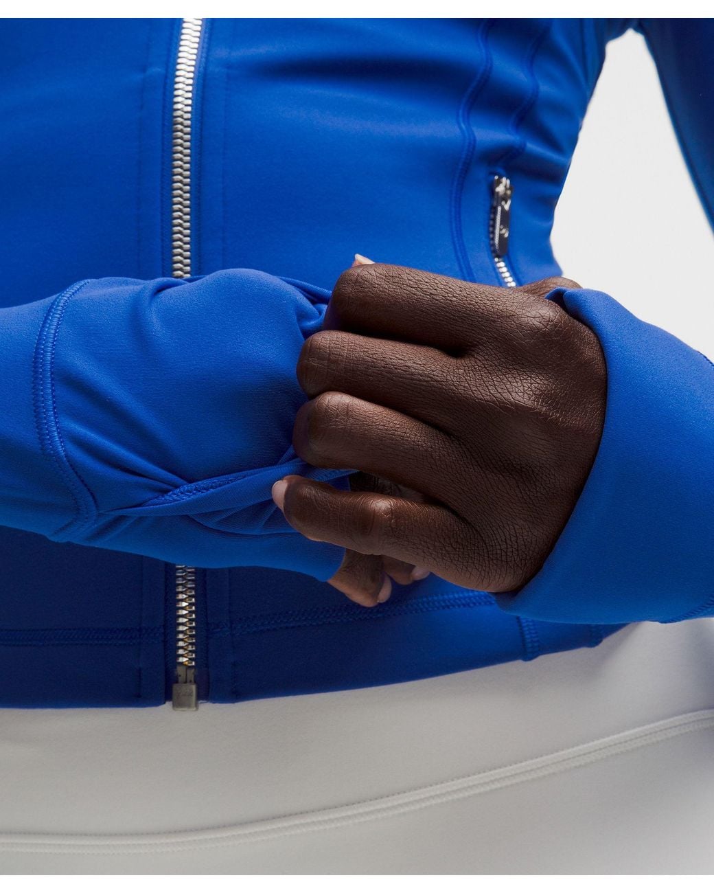 lululemon athletica Blue Define Cropped Jacket