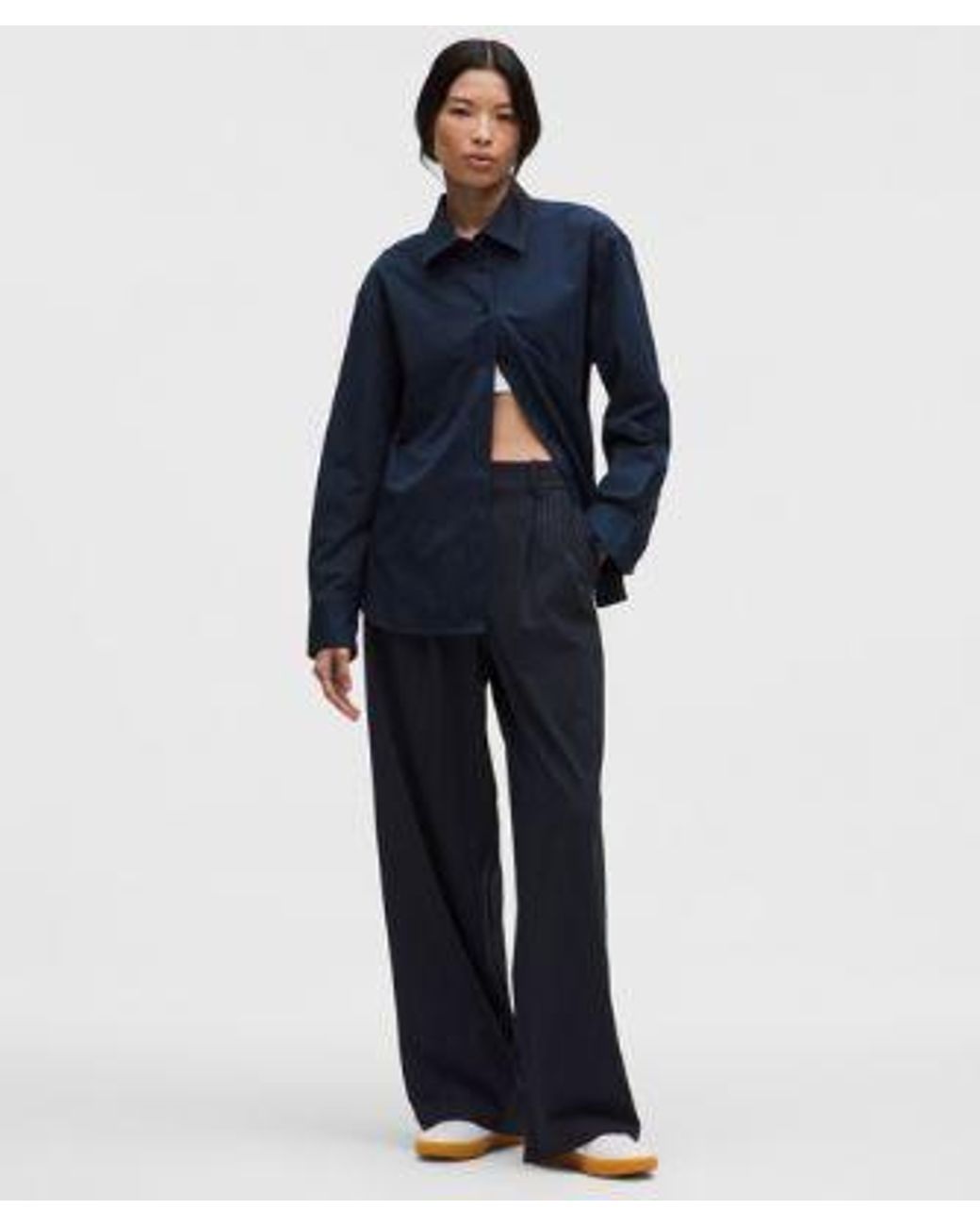 lululemon athletica Blue Daydrift High-Rise Wide-Leg Trouser