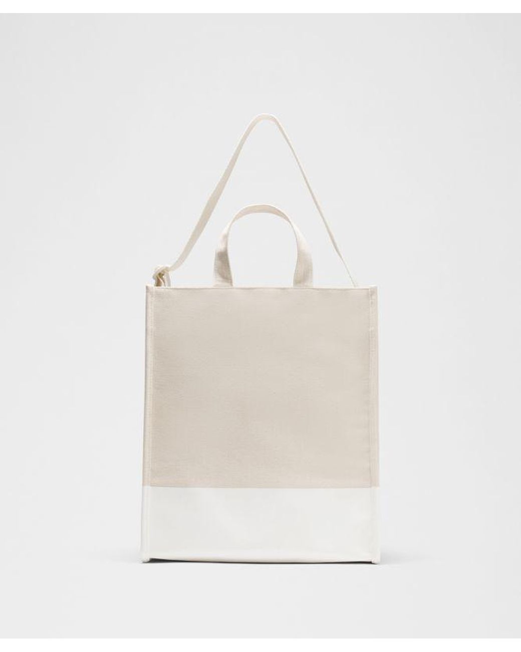 lululemon athletica White – Canvas Market Tote Bag 19L –