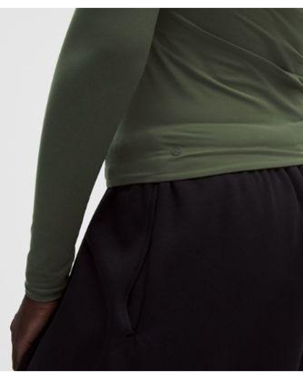 lululemon athletica Green Wundermost Ultra-Soft Nulu Crewneck Long-Sleeve Shirt