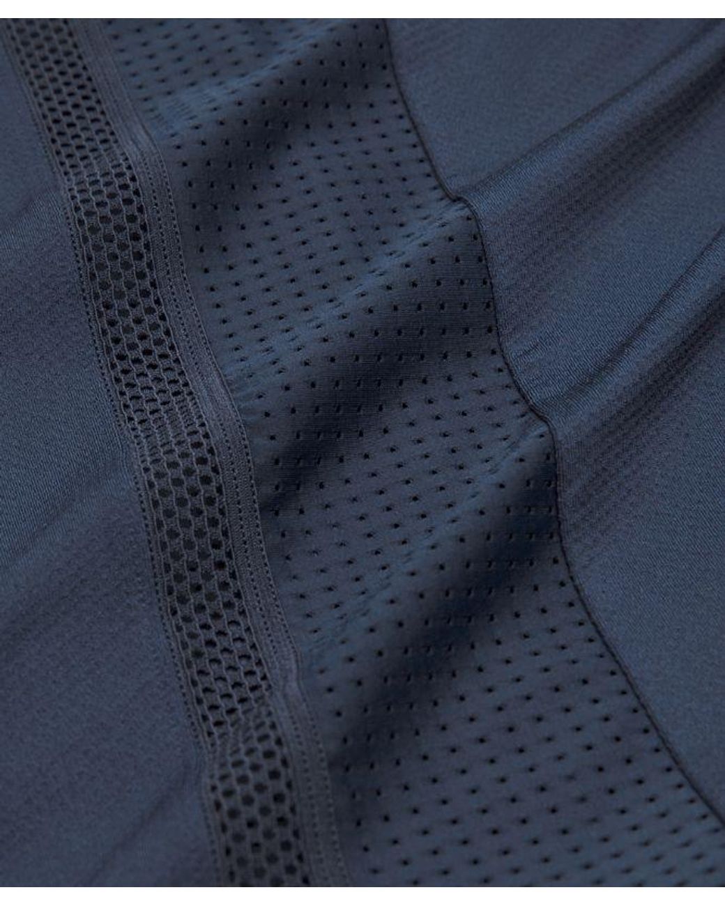 lululemon athletica Blue – Mesh Panelled Tennis Polo Shirt – – Size Medium for men