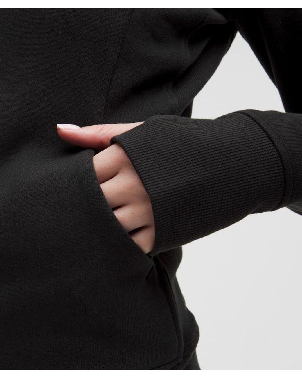 lululemon athletica Black Scuba Full-Zip Hoodie