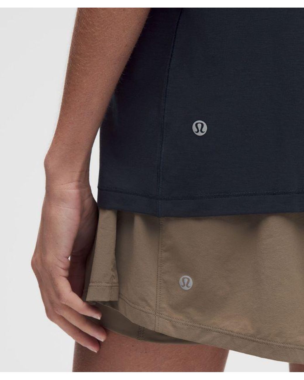 lululemon athletica Blue – Jersey Training Short-Sleeve Shirt – – Size 4