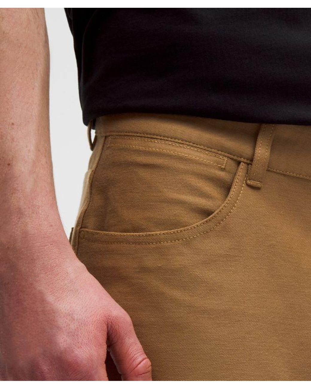 lululemon athletica Brown – Easyfive Loose-Straight Trousers 32L – /Khaki – Size 12 for men