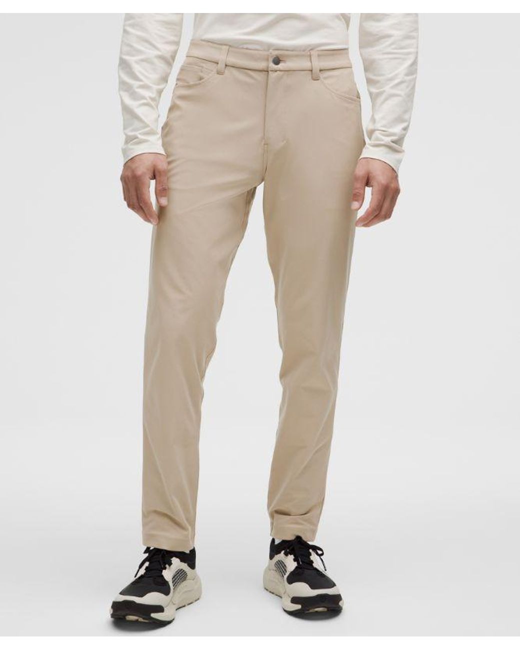 lululemon athletica Natural Abc Slim-Fit 5 Pocket Pant 30L for men