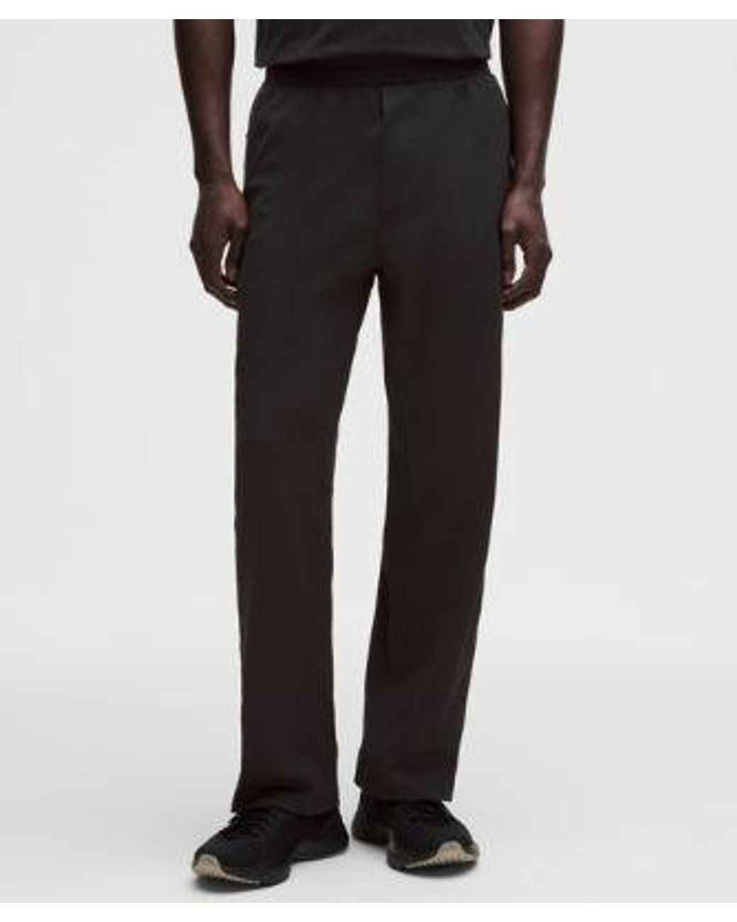 lululemon athletica Black Pique Relaxed-Fit Track Pant for men