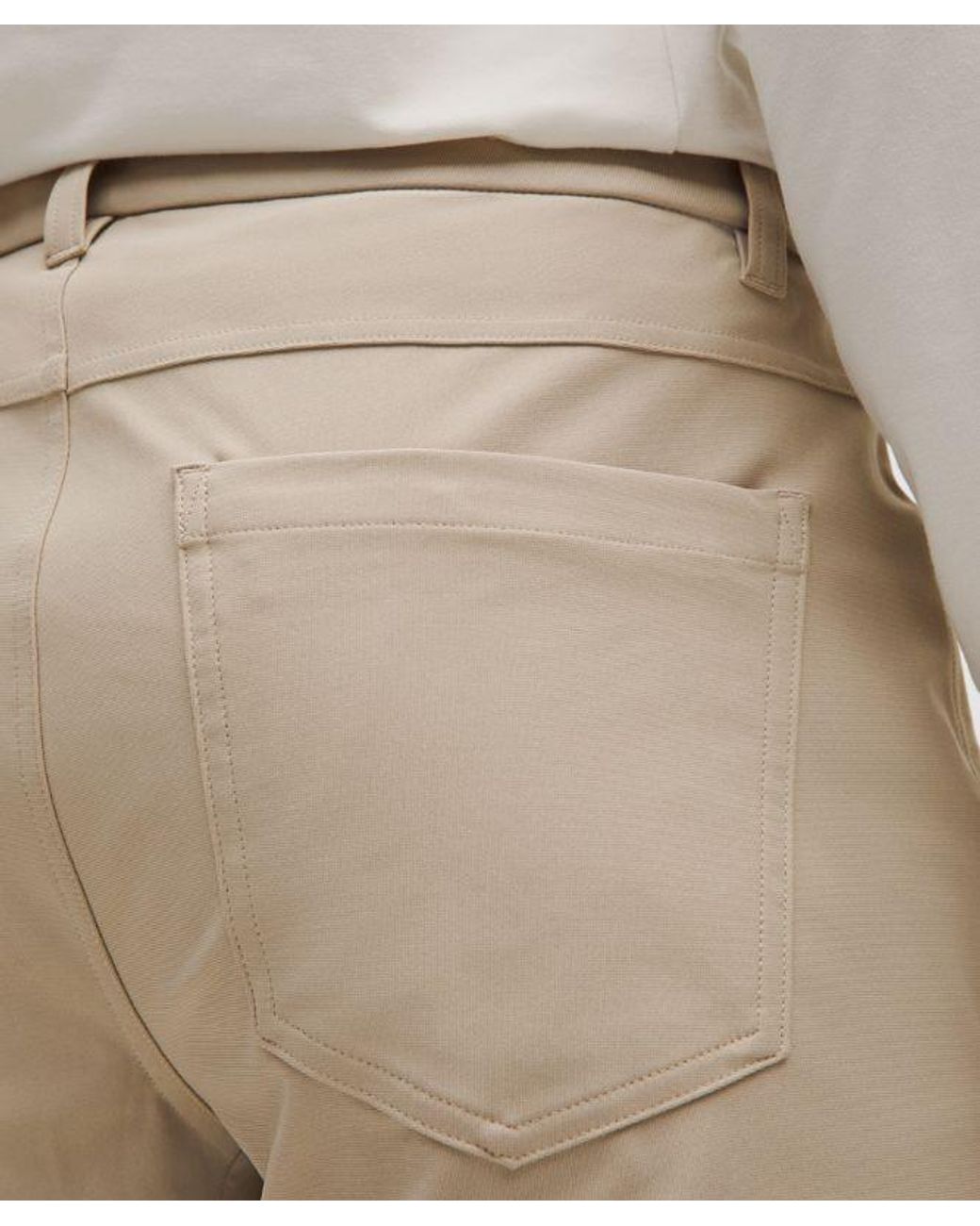lululemon athletica Natural Abc Slim-Fit 5 Pocket Pant 30L for men