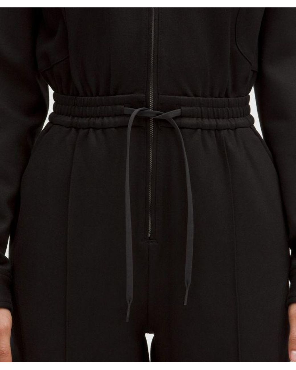 lululemon athletica Black – Ponte Relaxed-Fit Jumpsuit Slnsh Collection – – Size Large
