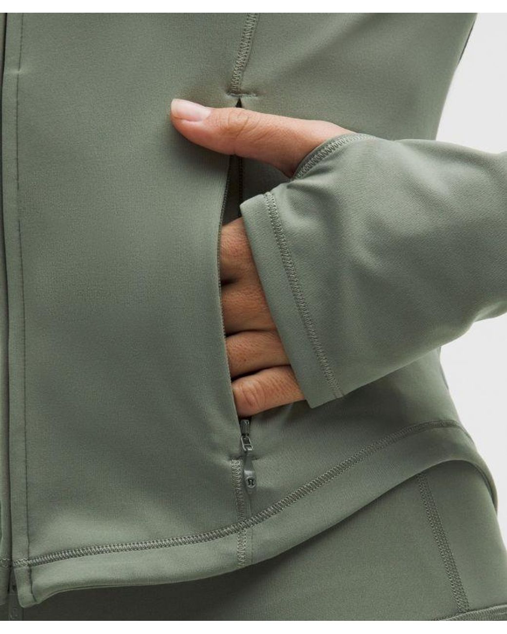 lululemon athletica Green Wunder Train Full-Zip Jacket