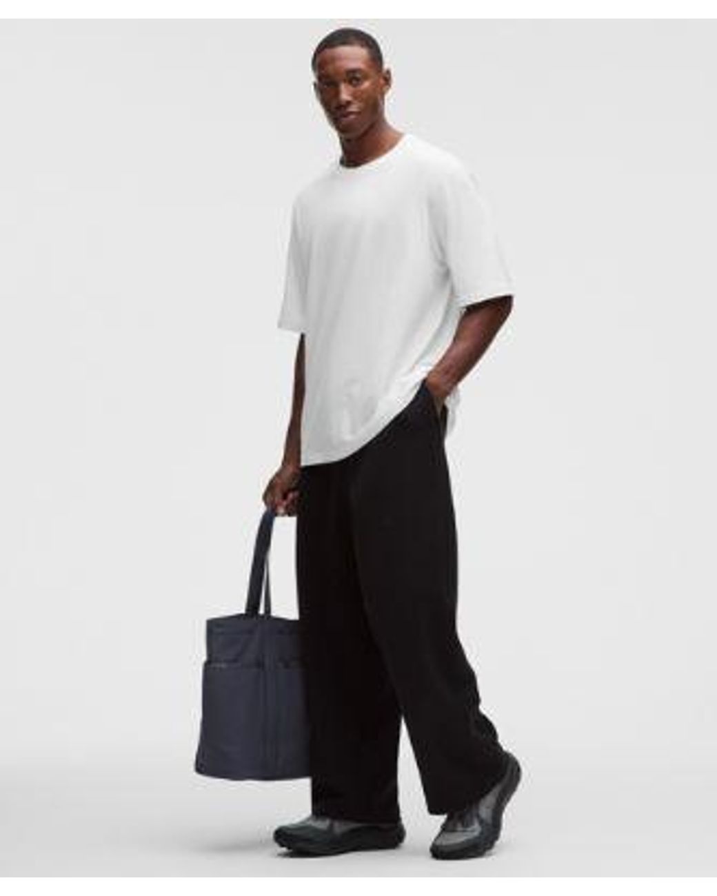 lululemon athletica White Everyday Cotton Blend Relaxed T-Shirt for men