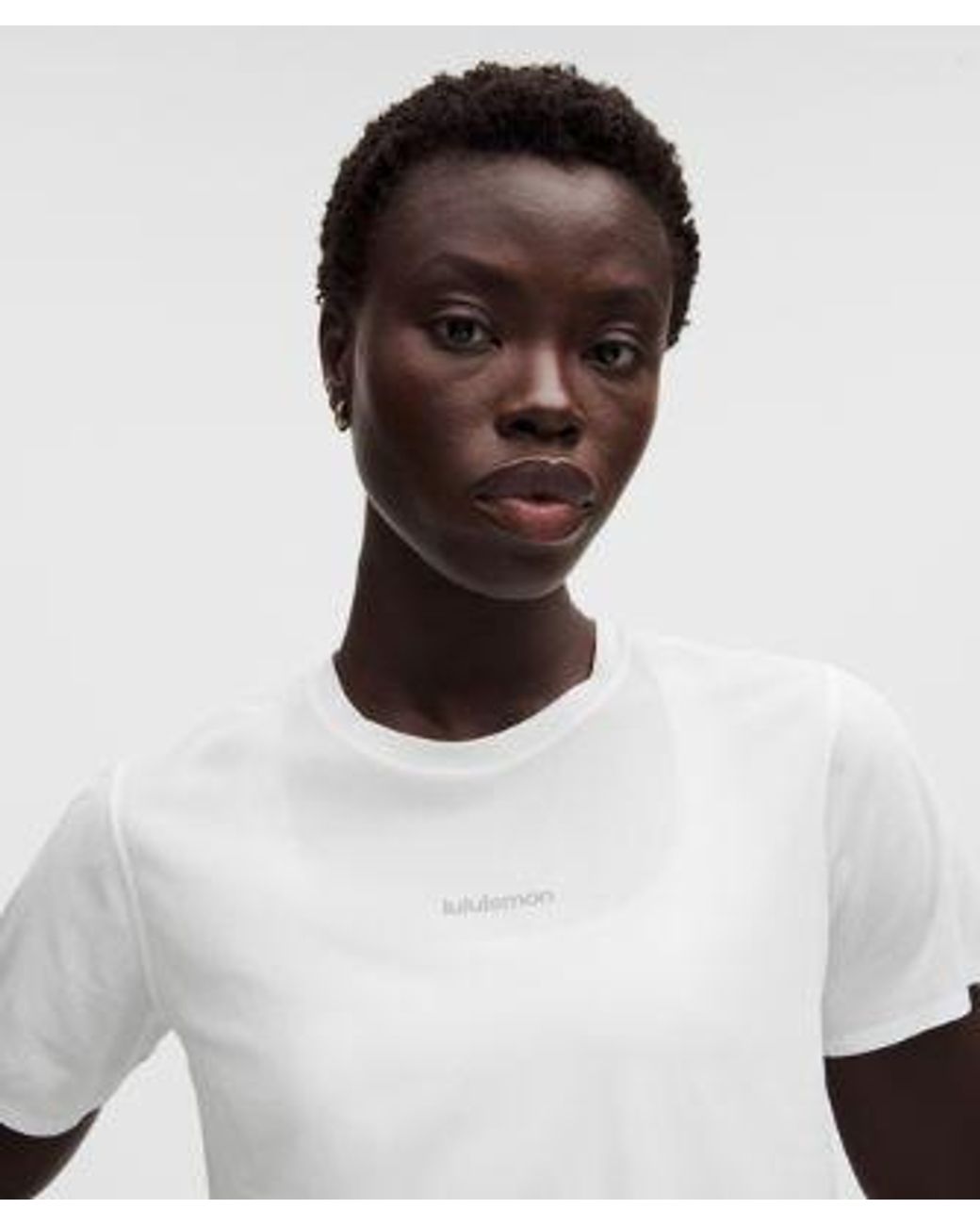 lululemon athletica White – Fast And Free Short-Sleeve Shirt – – Size Large