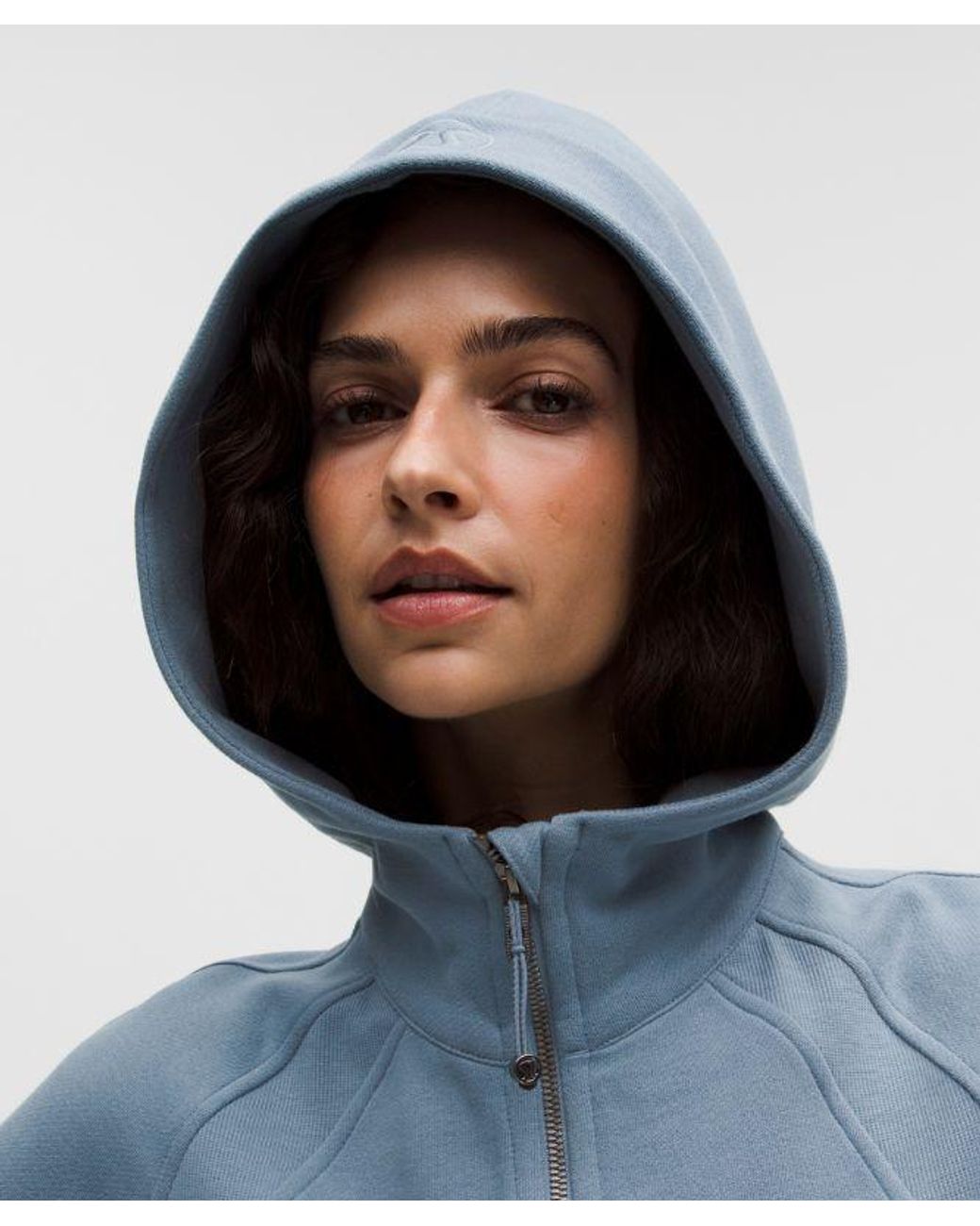 lululemon athletica Blue – Scuba Oversized Half-Zip Hoodie – – Size Medium/Large