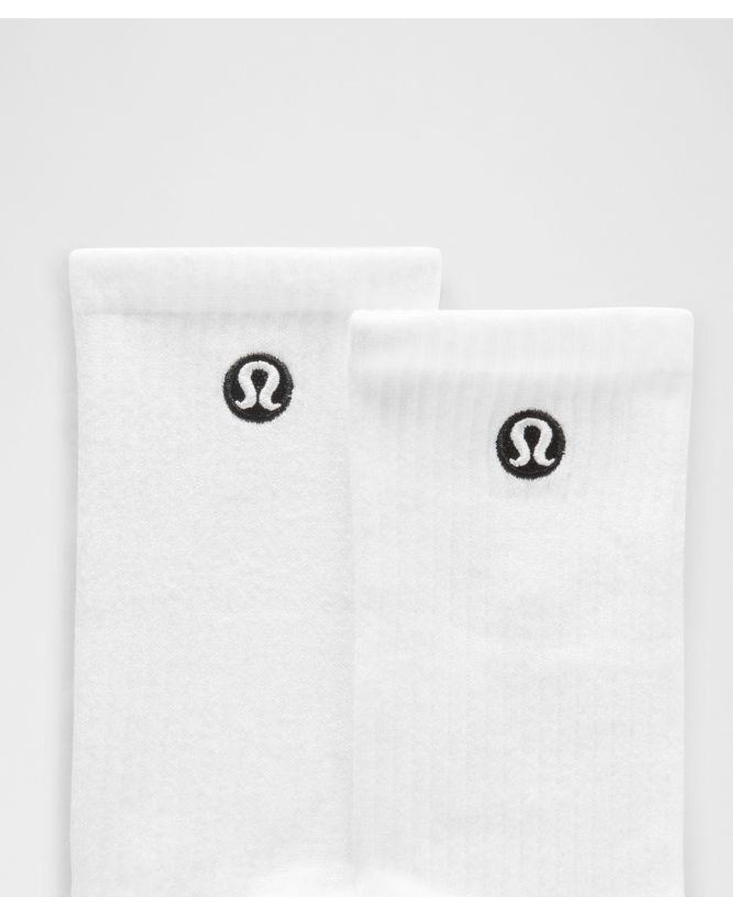 lululemon athletica White Daily Essential Crew Socks