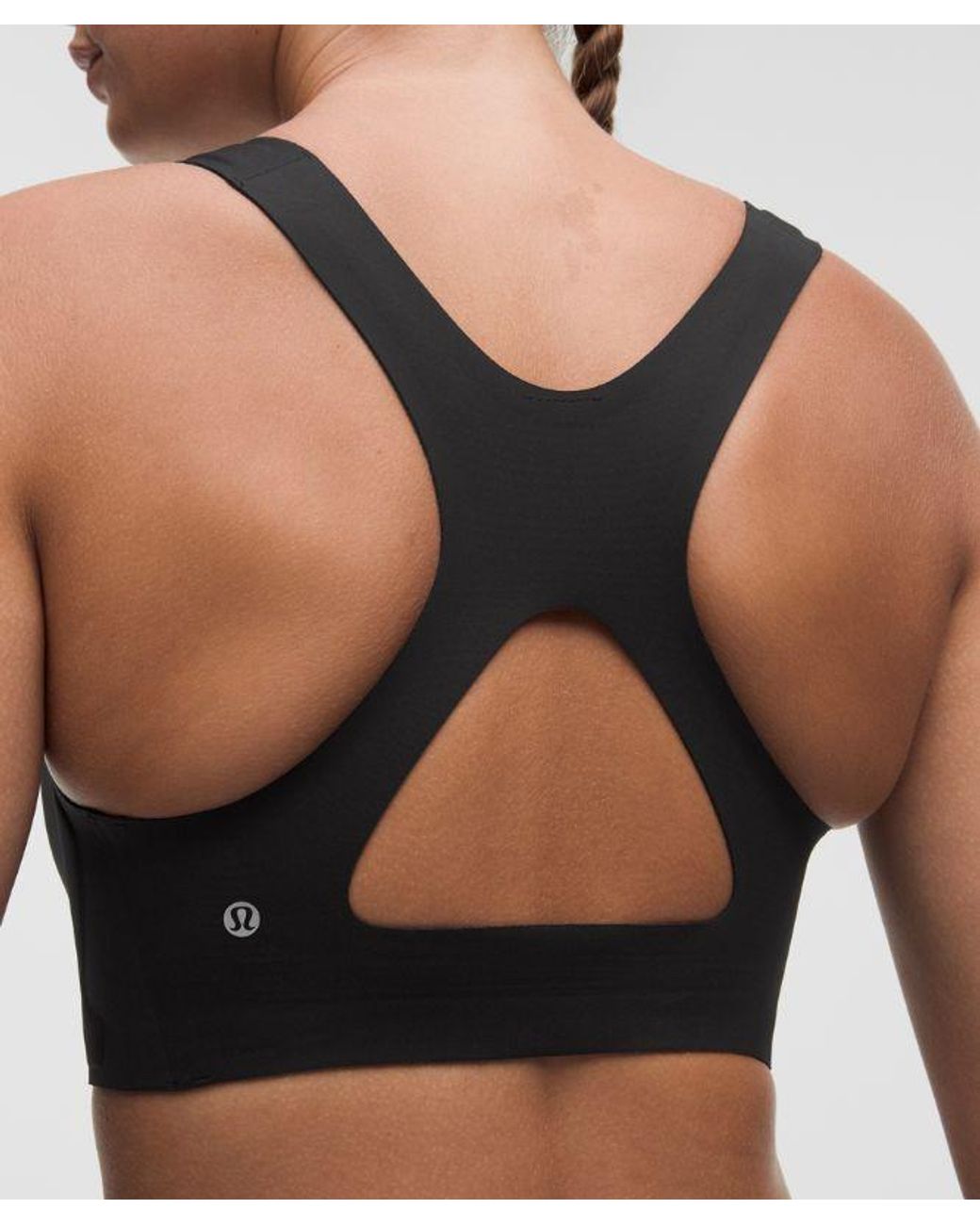 lululemon athletica Black Go Further Bra With Support Code Technology