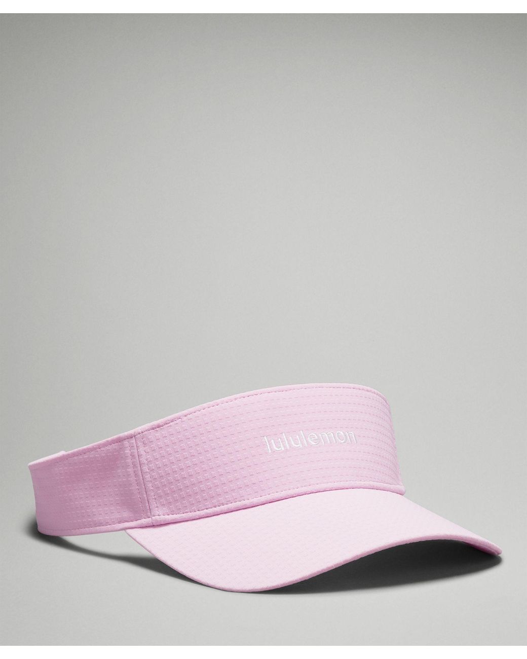 NWT Lululemon Removable Sweatbank Cotton Twill Pink Haze Women\'s Visor M/L Lululemon Womens Removable Sweatband Cotton Twill Visor  main image 3